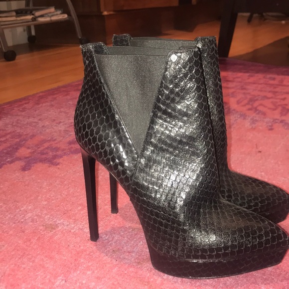 COPY - YSL black python bootie - Picture 2 of 11